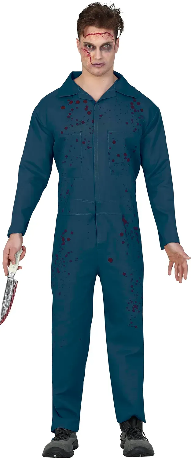 Fiestas Guirca Assassino Costume Uomo con Cappuccio