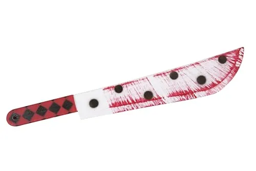 P'tit Clown machete insanguinata 56 cm rossa