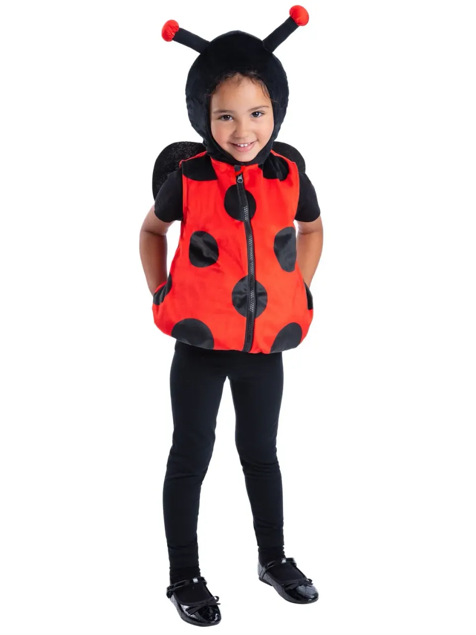 Smiffys Ladybird Costume coccinella bambini Small 4-6 anni ali