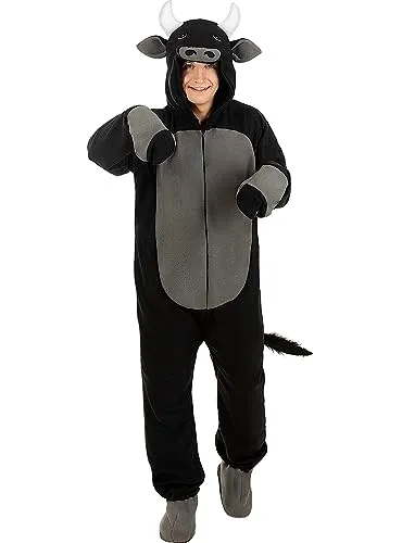 Funidelia Costume da Toro Adulto Nero per Carnevale
