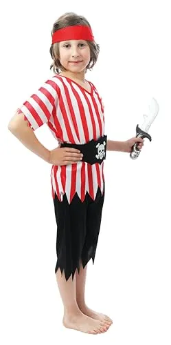 P'tit Clown Costume Pirata Bambino 10-12 Anni