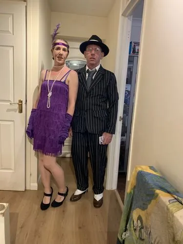 Smiffys Flapper costume donna viola anni 20