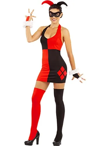 Funidelia Harley Quinn vestito donna L ufficiale