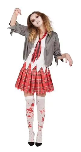 P'tit Clown Studentessa Sanguinante Costume Adulto Horror