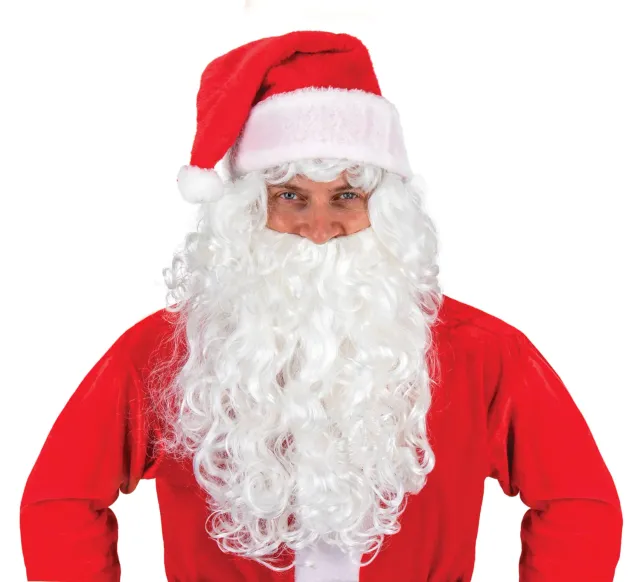 P'tit Clown 47520 Parrucca e Barba Babbo Natale Taglia Unica