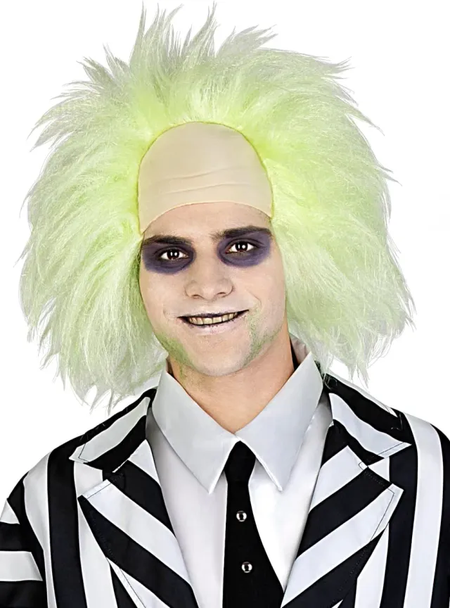 Funidelia Beetlejuice Parrucca Gialla Adulto horror