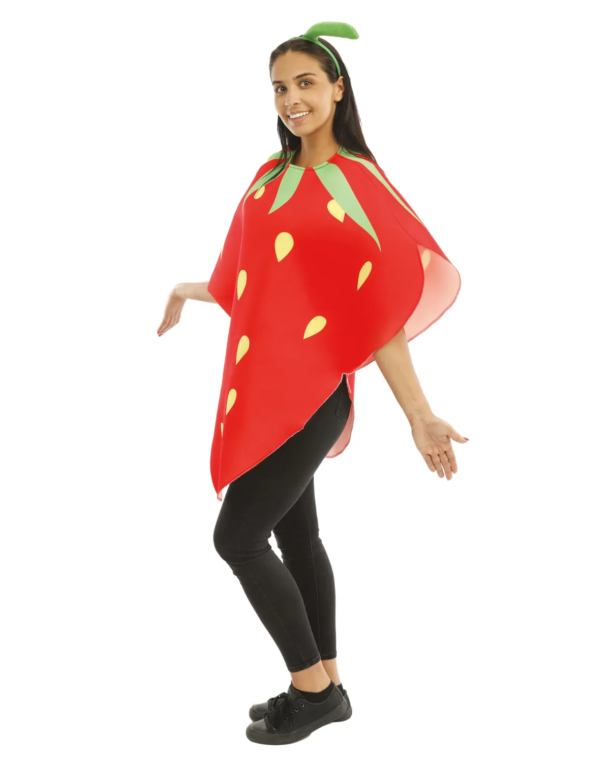 P'tit Clown 23924 costume fragola adulto rosso unica
