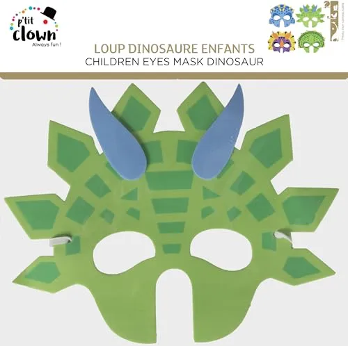 P'tit Clown 22754 maschera lupo dinosauro bambino