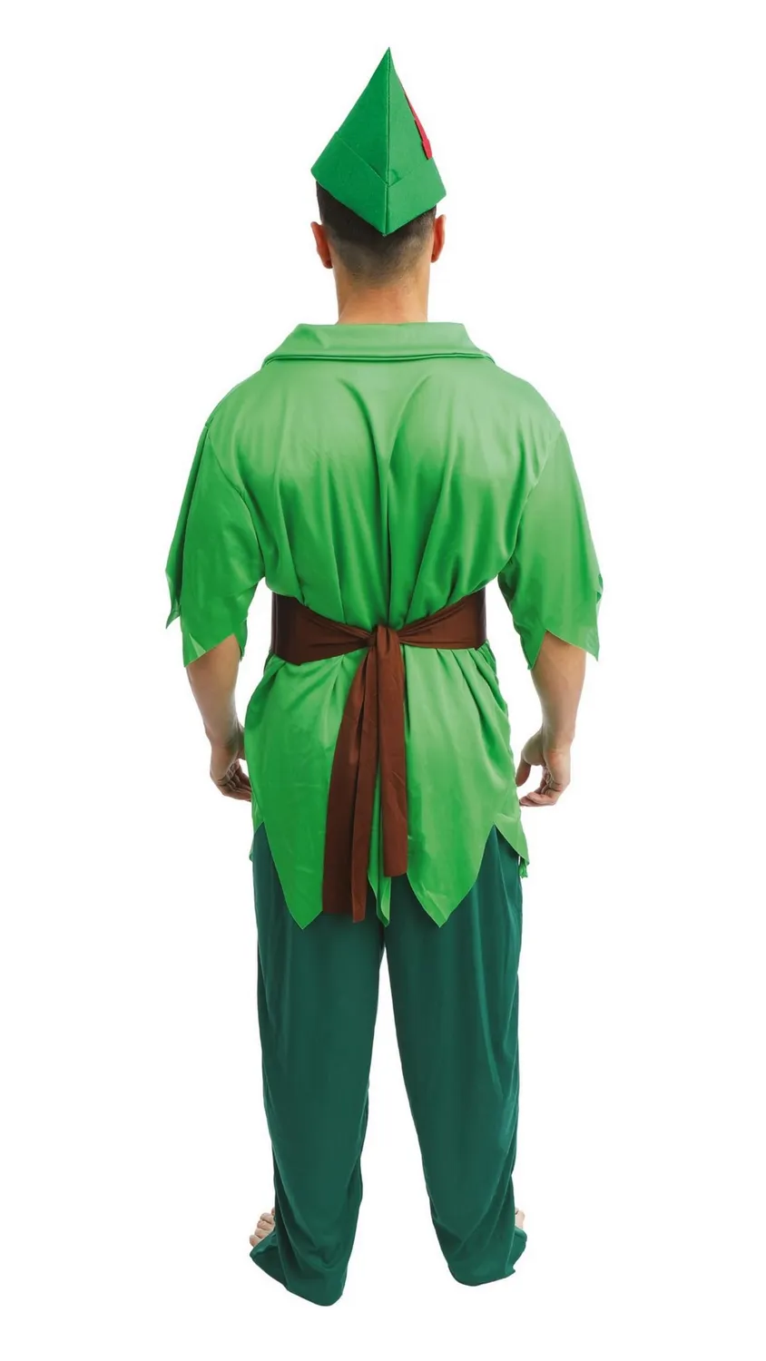 P'tit Clown Peter costume adulto verde Carnevale fiaba