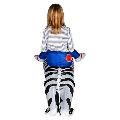 Bodysocks zebra costume gonfiabile bambini 5-11 anni