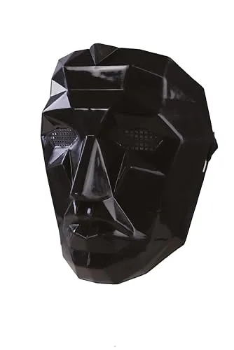 P'tit Clown maschera viso origami nera adulto