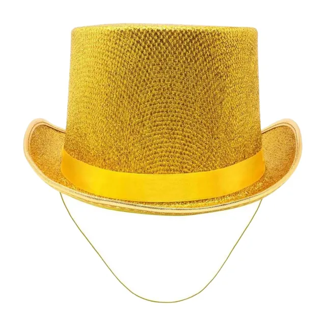 Fiestas Guirca Cilindro cappello oro taglia unica