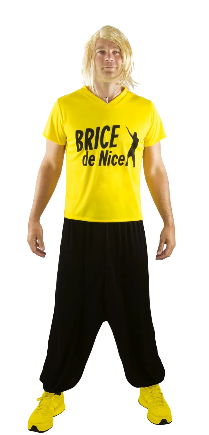 P'tit Clown Brice de Nice 84102 costume adulto taglia unica giallo
