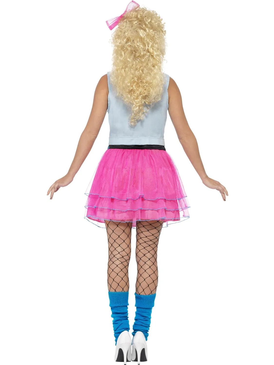 Smiffys 80s Wild Girl costume donna M rosa