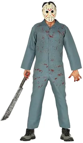 Guirca Psicopatico costume horror XL 54-56 tuta e maschera