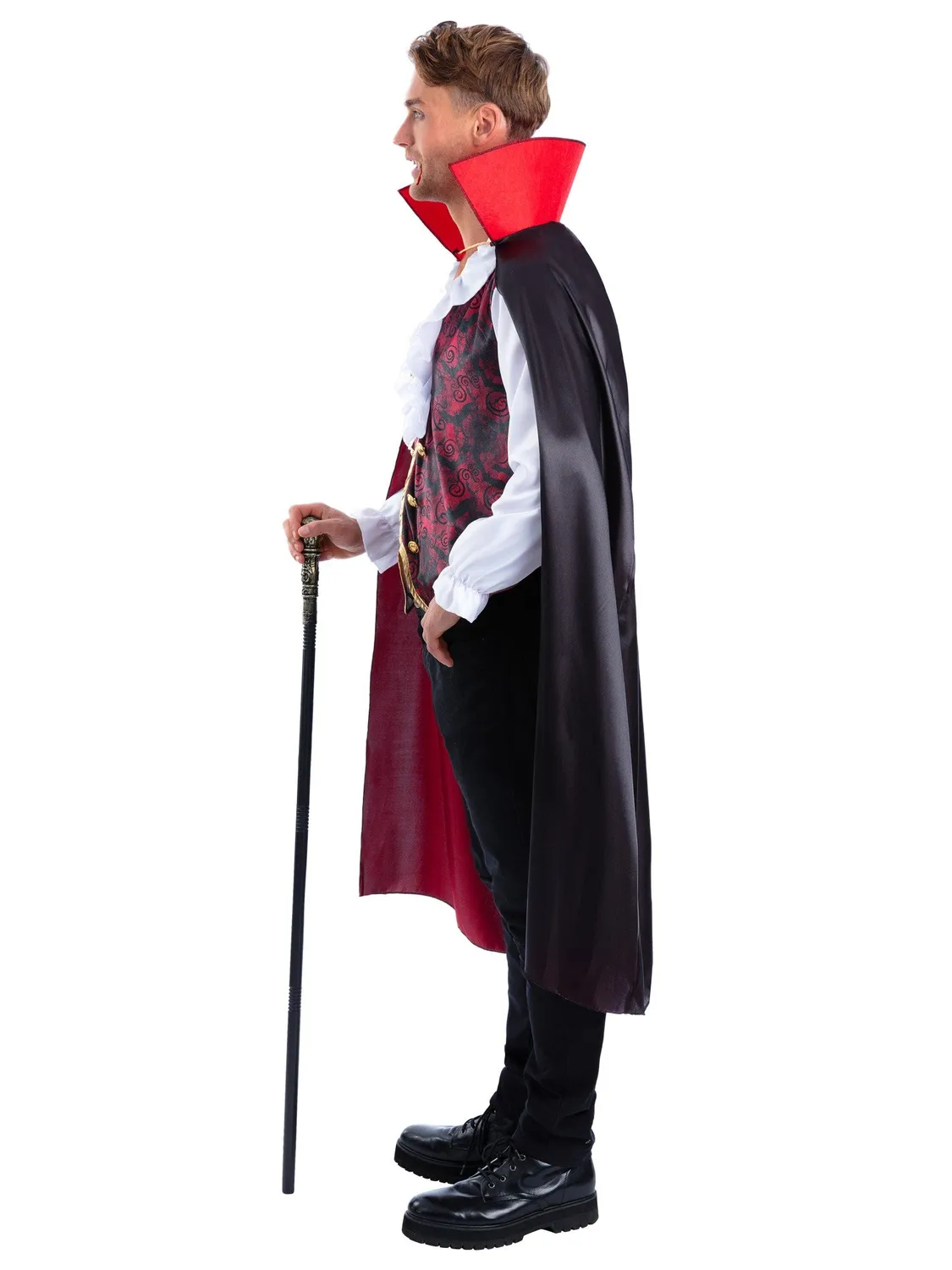 Smiffys Vampire costume vampiro uomo taglia L mantello