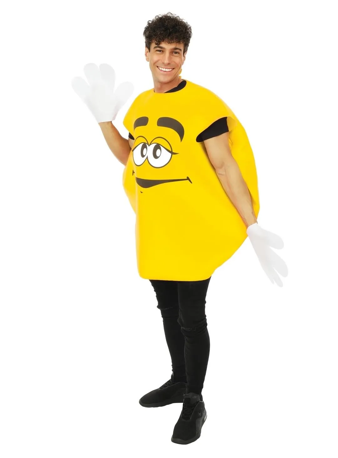 P'tit Clown 76702 costume caramella adulto giallo taglia unica
