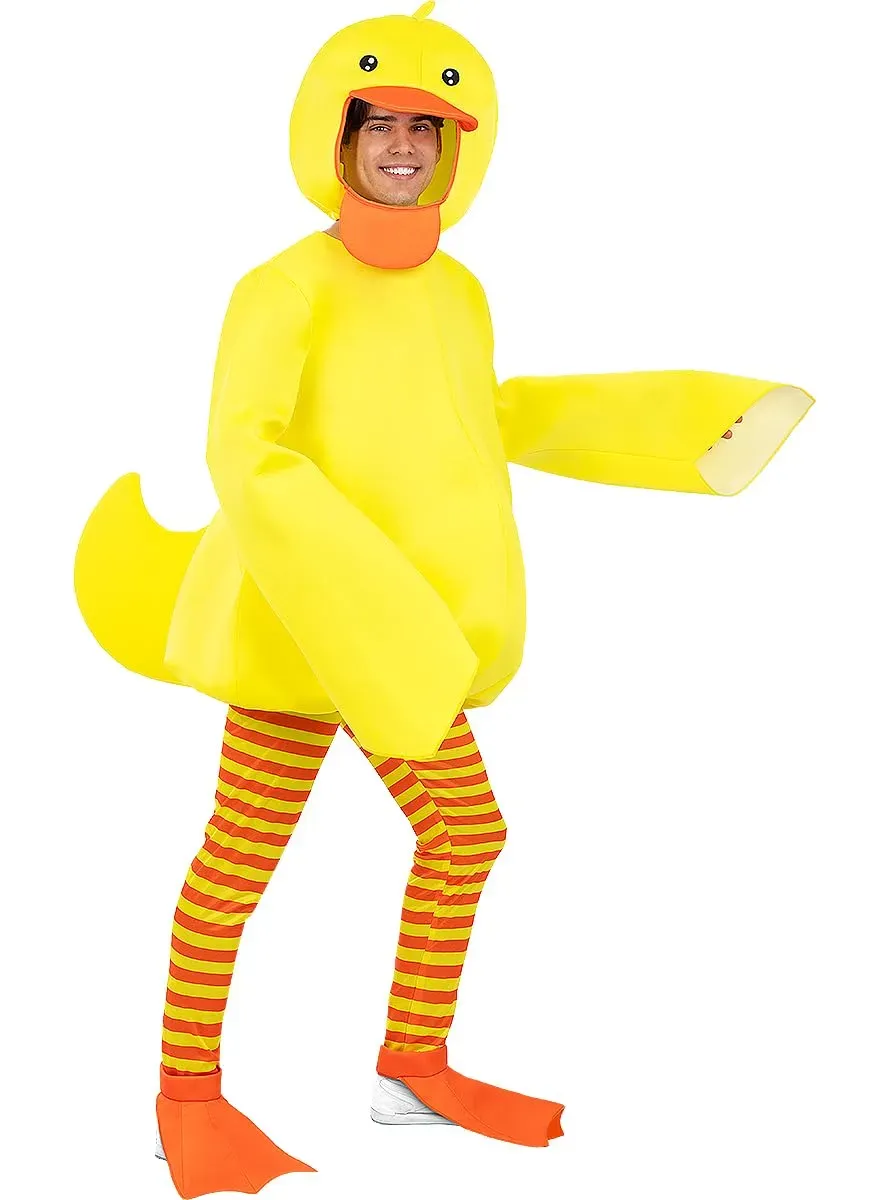 Funidelia Costume Paperella Gomma Adulto L-XL Giallo