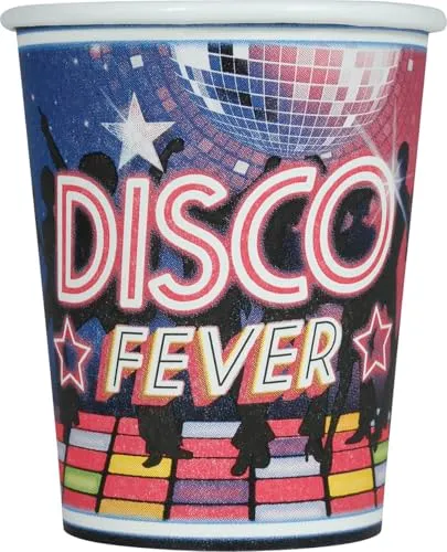 Fiestas Guirca Disco Star bicchieri 6x240 ml multicolore