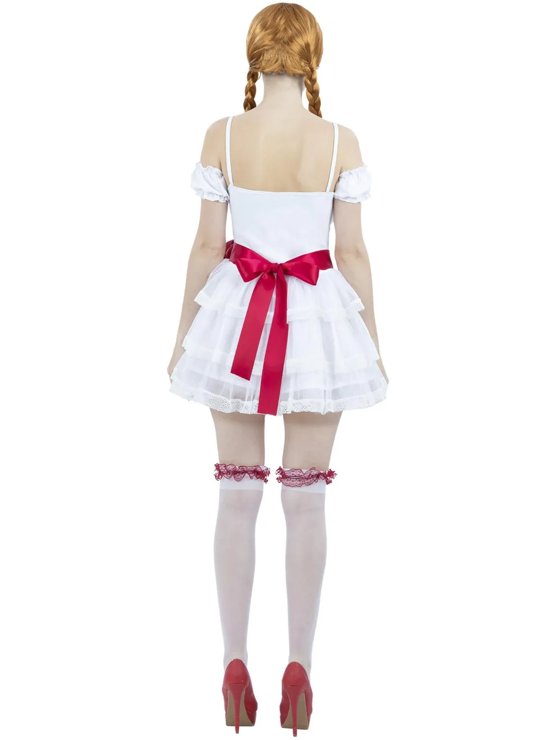 Smiffys Annabelle Mini Abito Costume Donna Bianco