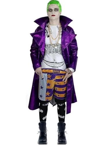 Funidelia Joker Suicide Squad tatuaggi multicolore