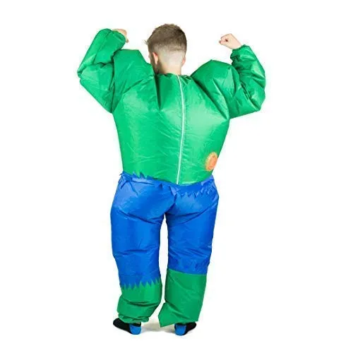 Bodysocks Hulk costume gonfiabile bambini verde
