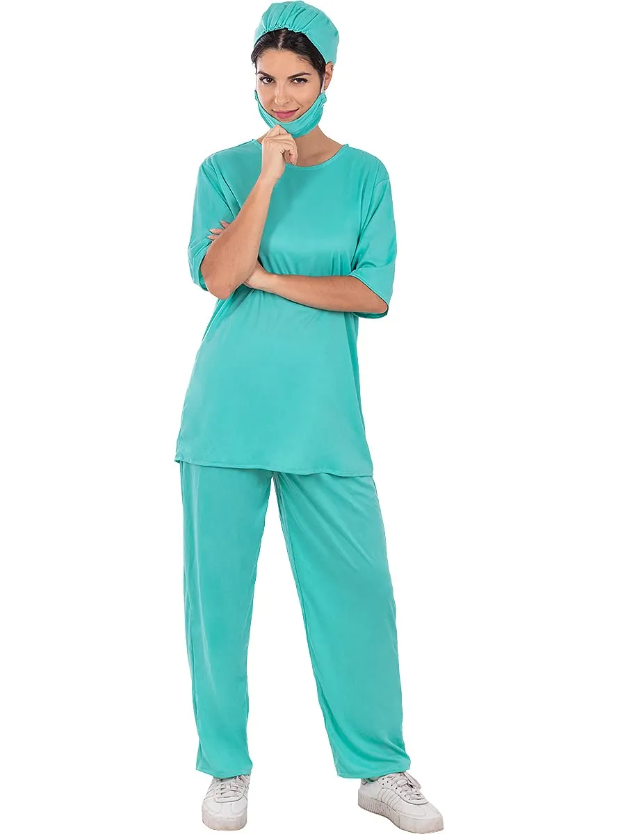 Funidelia Medico costume adulto M-L azzurro chirurgo