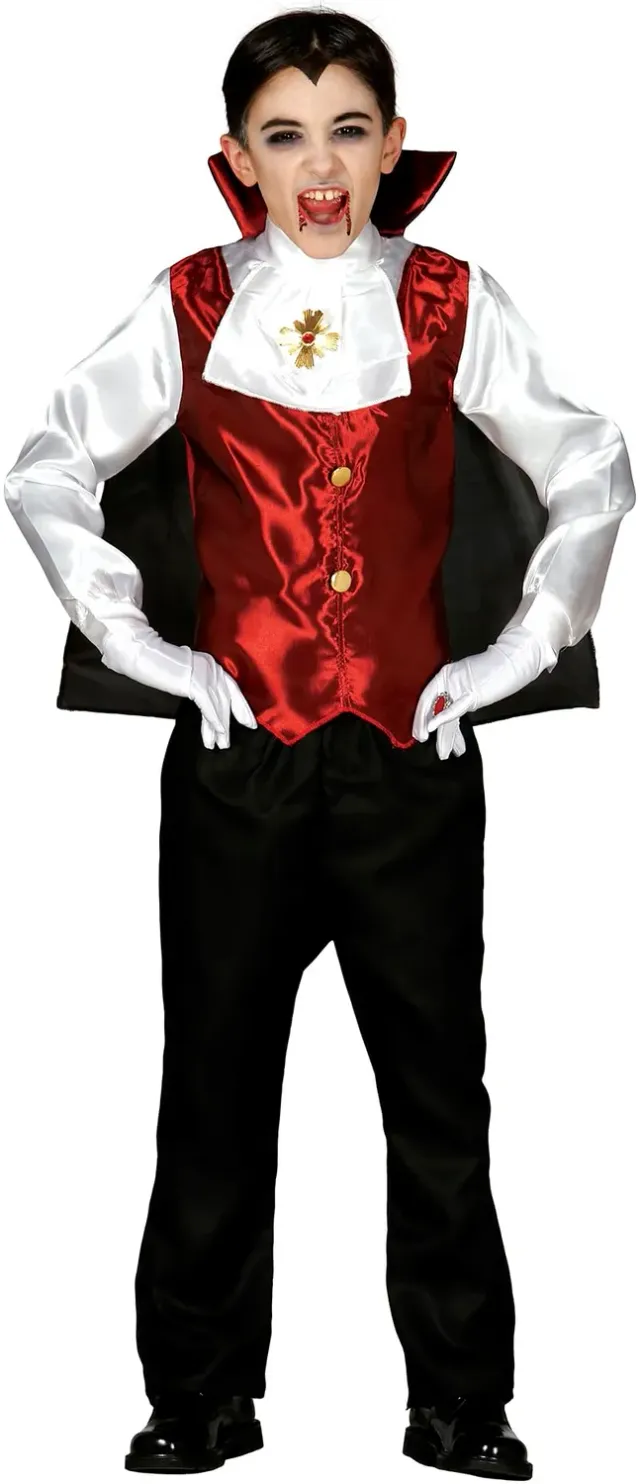 Fiestas Guirca Vampiro costume bambino 10/12 anni nero