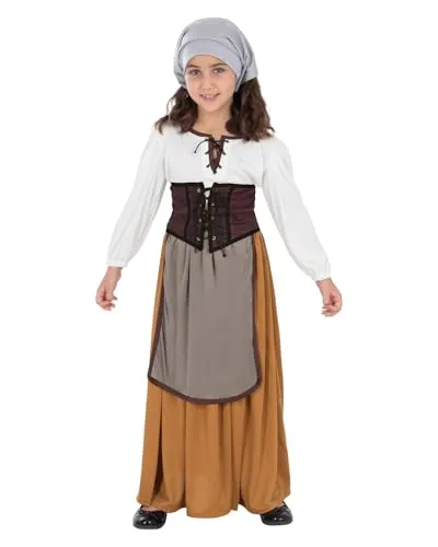 Funidelia Contadinella Medievale costume bambina