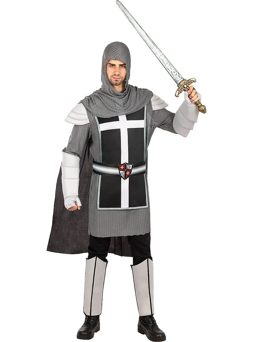 Funidelia cavaliere medievale Deluxe costume M grigio