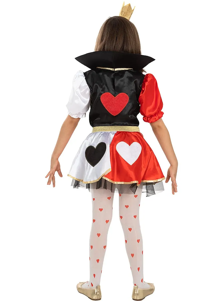 Funidelia Regina di Cuori costume bambina 3-4 anni rosso