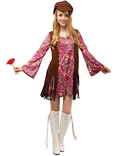 SEA HARE Hippy Anni 60-70 costume donna ragazza