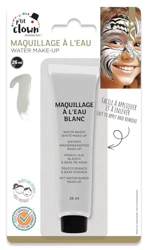 P'tit Clown re81780 trucco bianco stick con pennello