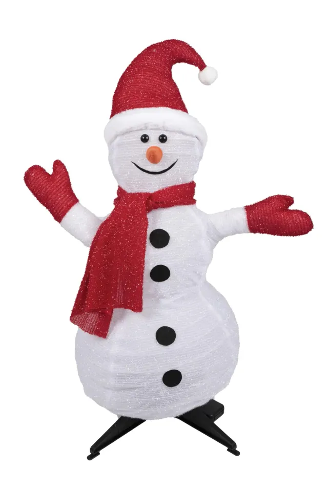 P'tit Clown 22832 Pupazzo Neve Luminoso Decorazione 90 cm