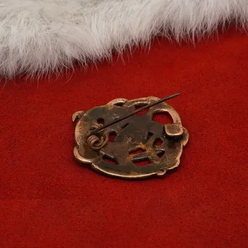 La Bottega di Merlino Nodo Spilla in bronzo 4,5 cm cera