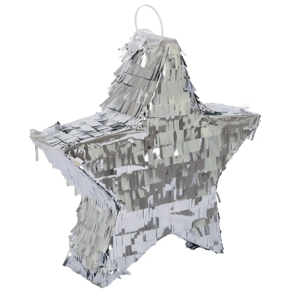 P'tit Clown 23194 pinata stella argento 36 cm da riempire