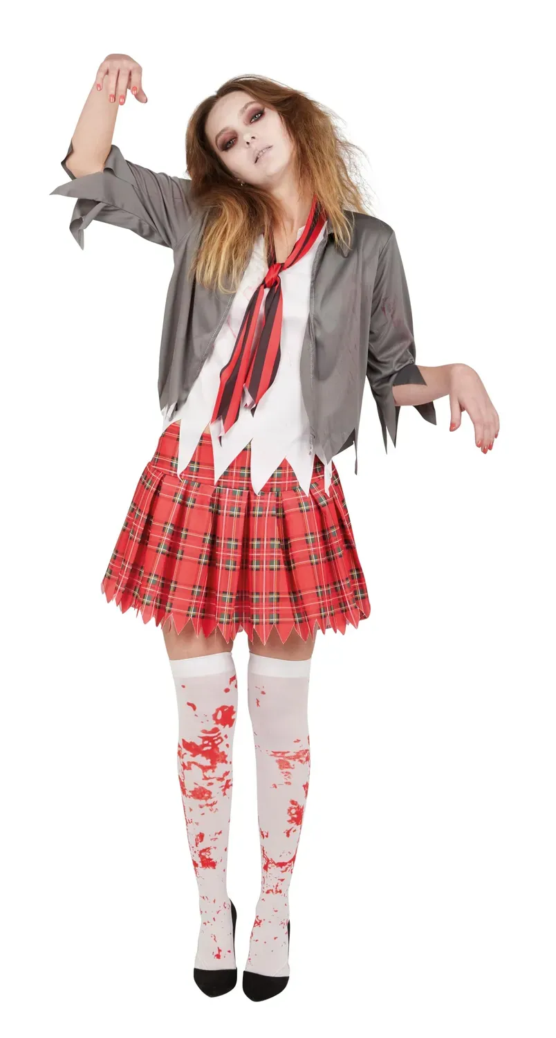 P'tit Clown Studentessa Sanguinante Costume Adulto Horror