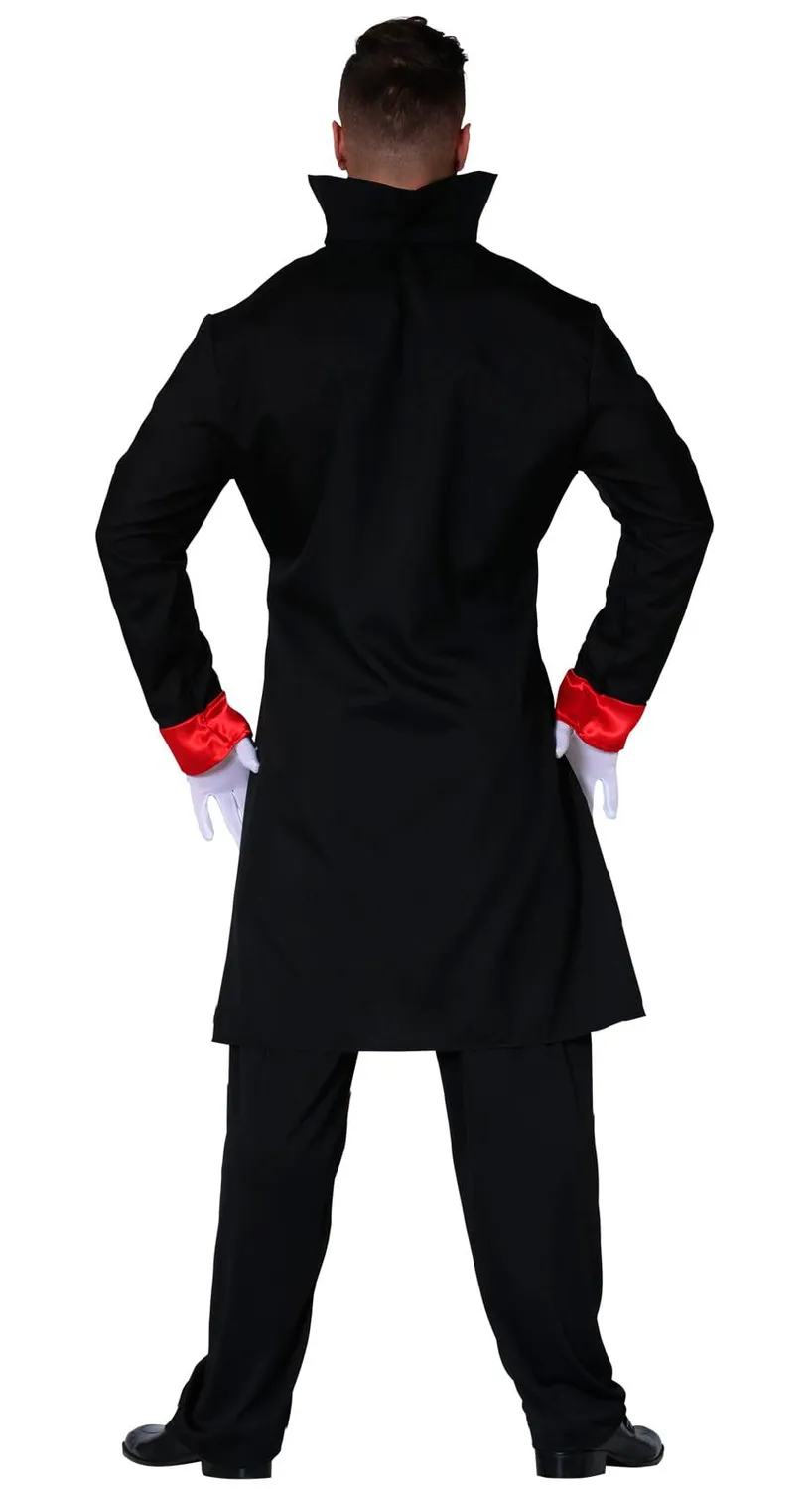 Fiestas Guirca Vampiro Costume Uomo M 48-50 Nero Rosso