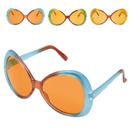 P'tit Clown 62810 occhiali anni 70 plastica colori assortiti