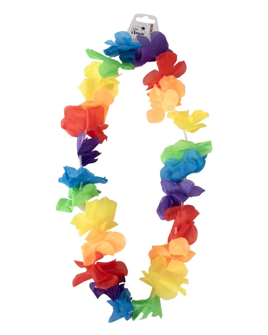 P'tit Clown collana hawaiana multicolore fiori