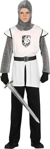 Fiestas Guirca Cavaliere Medievale Drago Costume Bambini