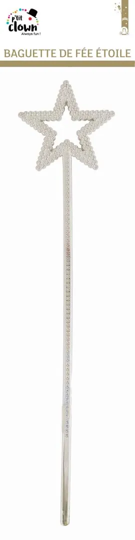 P'tit Clown 14750 bacchetta fata stella plastica