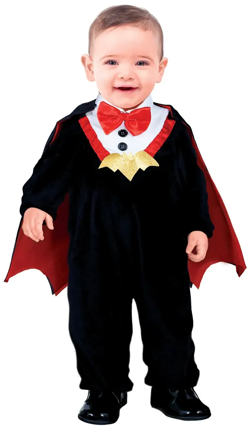 Guirca Costume Vampiro Neonato 12-18 Mesi con Mantello