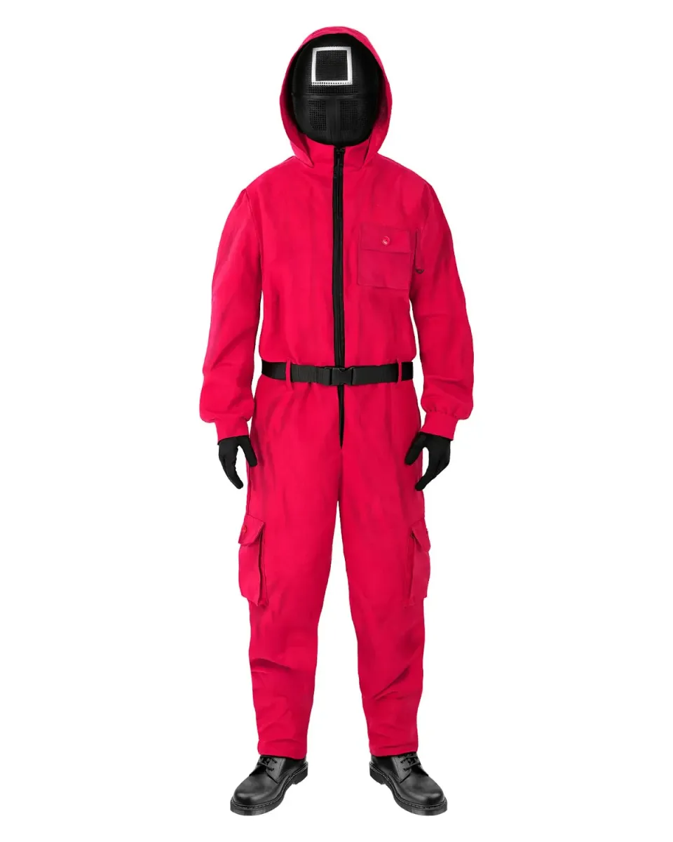 Funidelia Squid Game costume adulto maschera quadrato