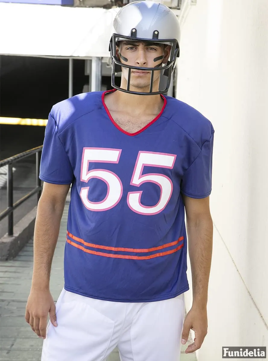 Funidelia Football Americano costume uomo XL azzurro