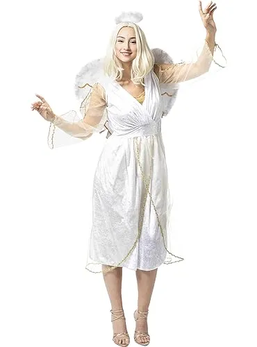 Funidelia Angelo Deluxe Costume Donna M Bianco Natalizio