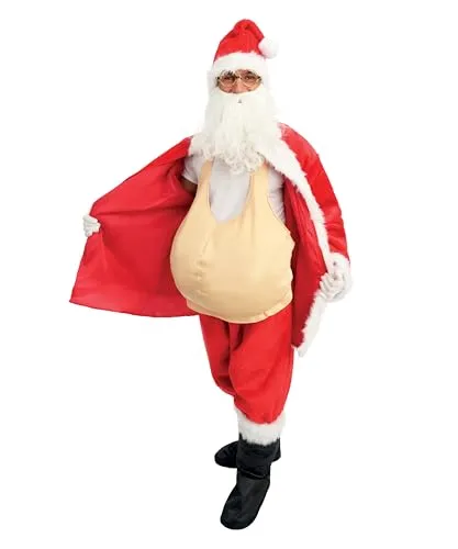 P'tit Clown 54360 Pancia Finta Babbo Natale Beige Schiuma