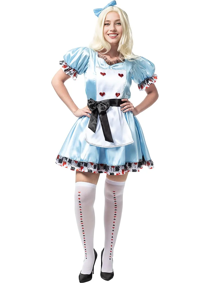 Funidelia Alice Deluxe Costume Donna Azzurro XS