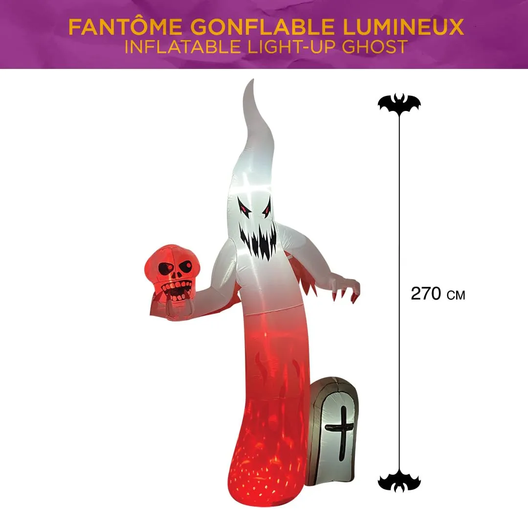 P'tit Clown re22334 fantasma gonfiabile 270 cm Halloween