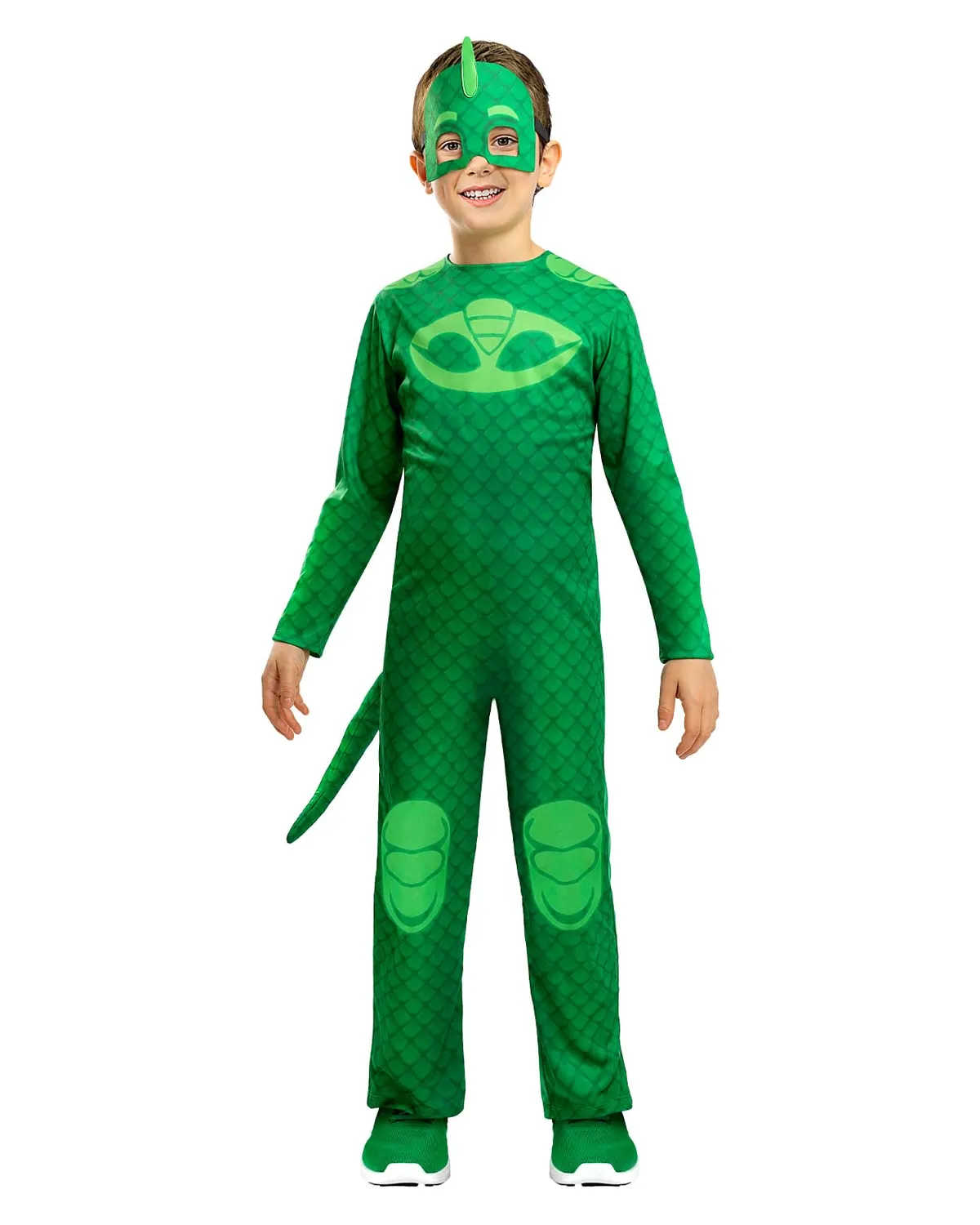 Funidelia Geco PJ Masks costume bambino 3-4 anni deluxe verde